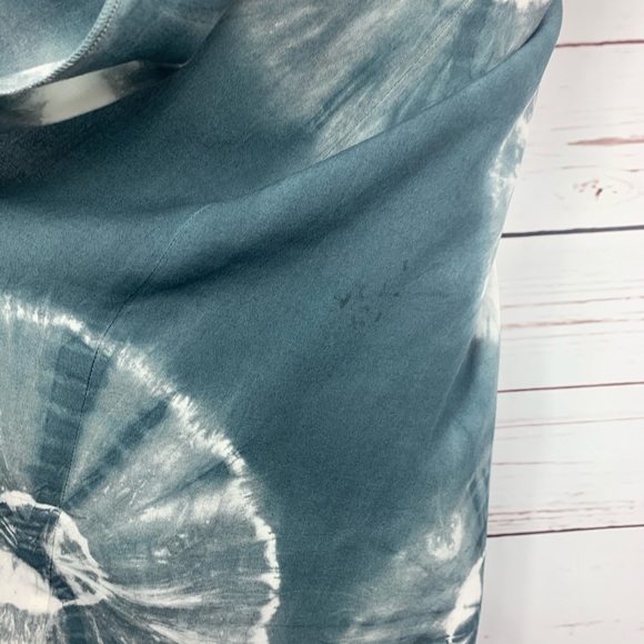 Aakaa Dress Strapless Tie Dye Flowing Charcoal - Picture 7 of 15